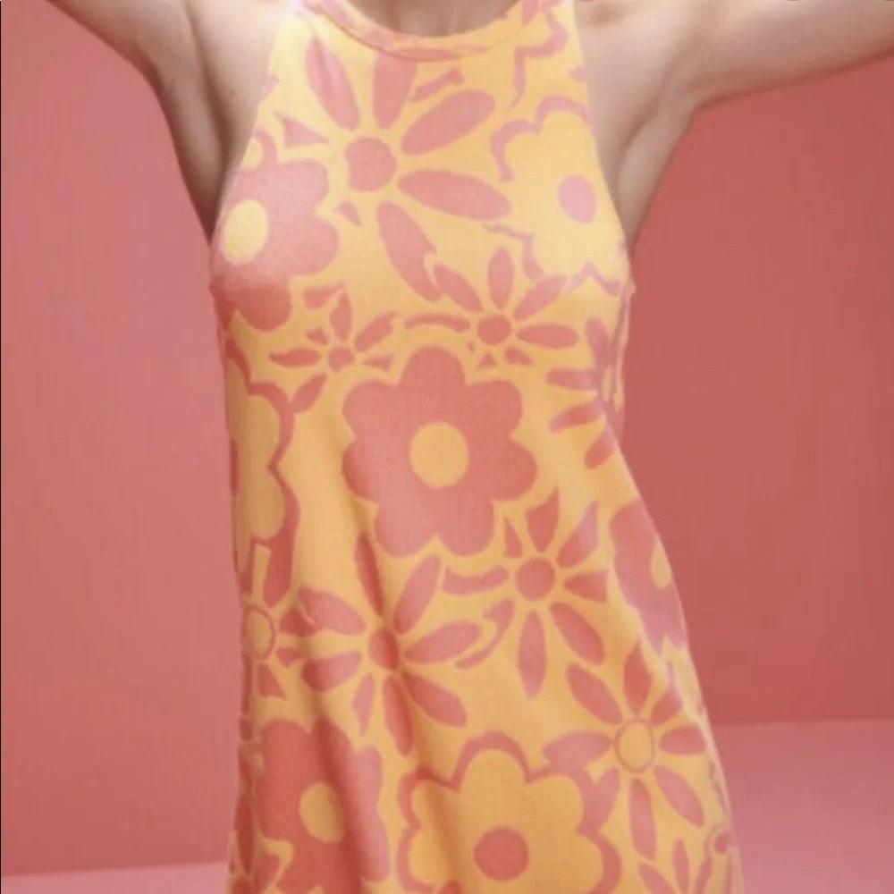 BLOGGERS FAVE Zara Jacquard Terrycloth Mod 60s Halter Mini Dress -NWT, sz S or L - Picture 11 of 12
